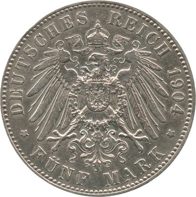 5 марок 1904 года